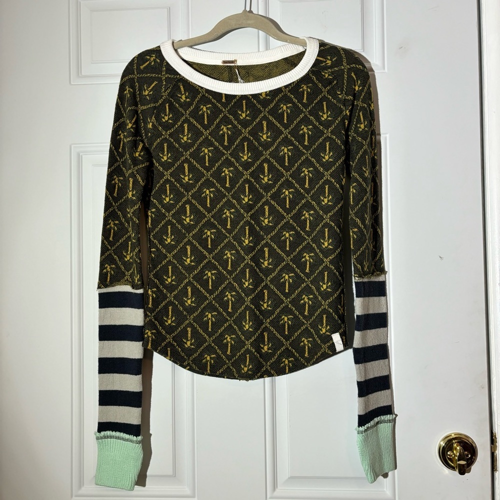 NWT Free People Long Sleeve Top, Size XS